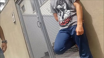annie caught on street porn