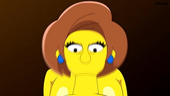 porn cartoons edna from simpson