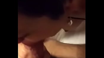 wife gets excited when guy cums in her mouth