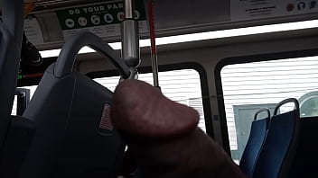 flash on bus beside asian girl