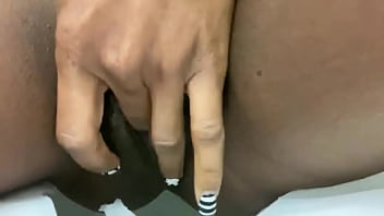 wife plays with used condoms in adult theatre