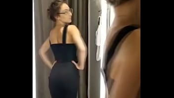 foreign ladies changing clothes in trial room