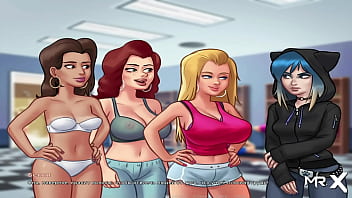 chubby white girl in the dressing room flashes her undies