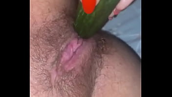 cucumber cum pussy