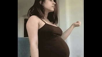 pregnant belly growth porno