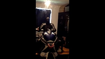 leather moto mask sex video