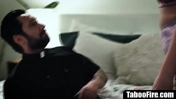 innocent blindfolded teen fucked ass by old step dad