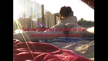 wife tatiana sucking beach voyeur