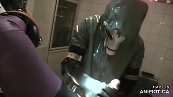 femdom heavy rubber fetish clinic transformation