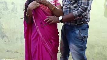 hindi mom old sex saree