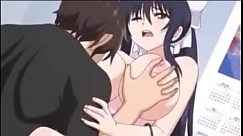 guy sucks big tit hard