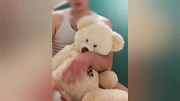 how masturbate with teddy bear nose