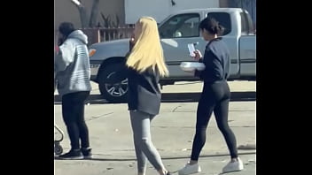 small ass in black legging porn