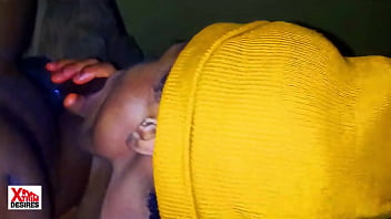 stoned girl swallows cum