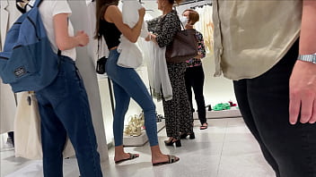 bikini candid at store porn