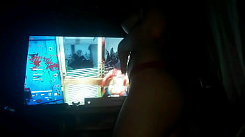son ends up cumming in moms pussy because she cant resist riding it