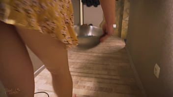 real maid flashing