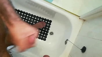 brothers jerk in shower